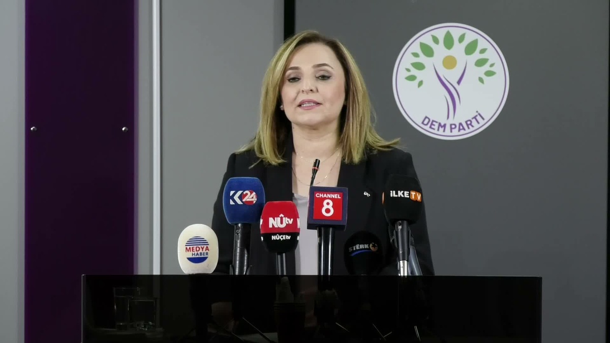 DEM Parti Sözcüsü Doğan, Kurtulmuş\'a kapsayıcı İzleme Komisyonu için çağrı yaptı