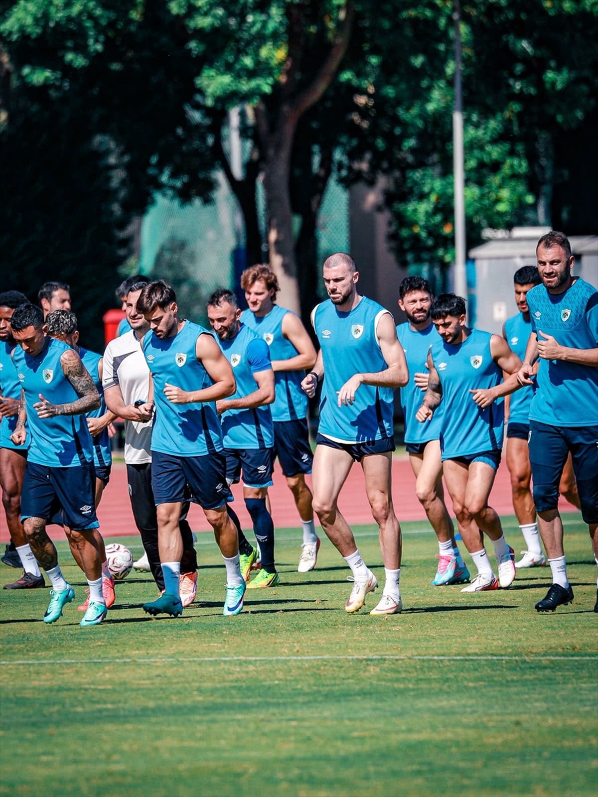 Erzurumspor FK, Alanyaspor deplasmanı öncesi Belek\'te çalışmalarını bitirdi