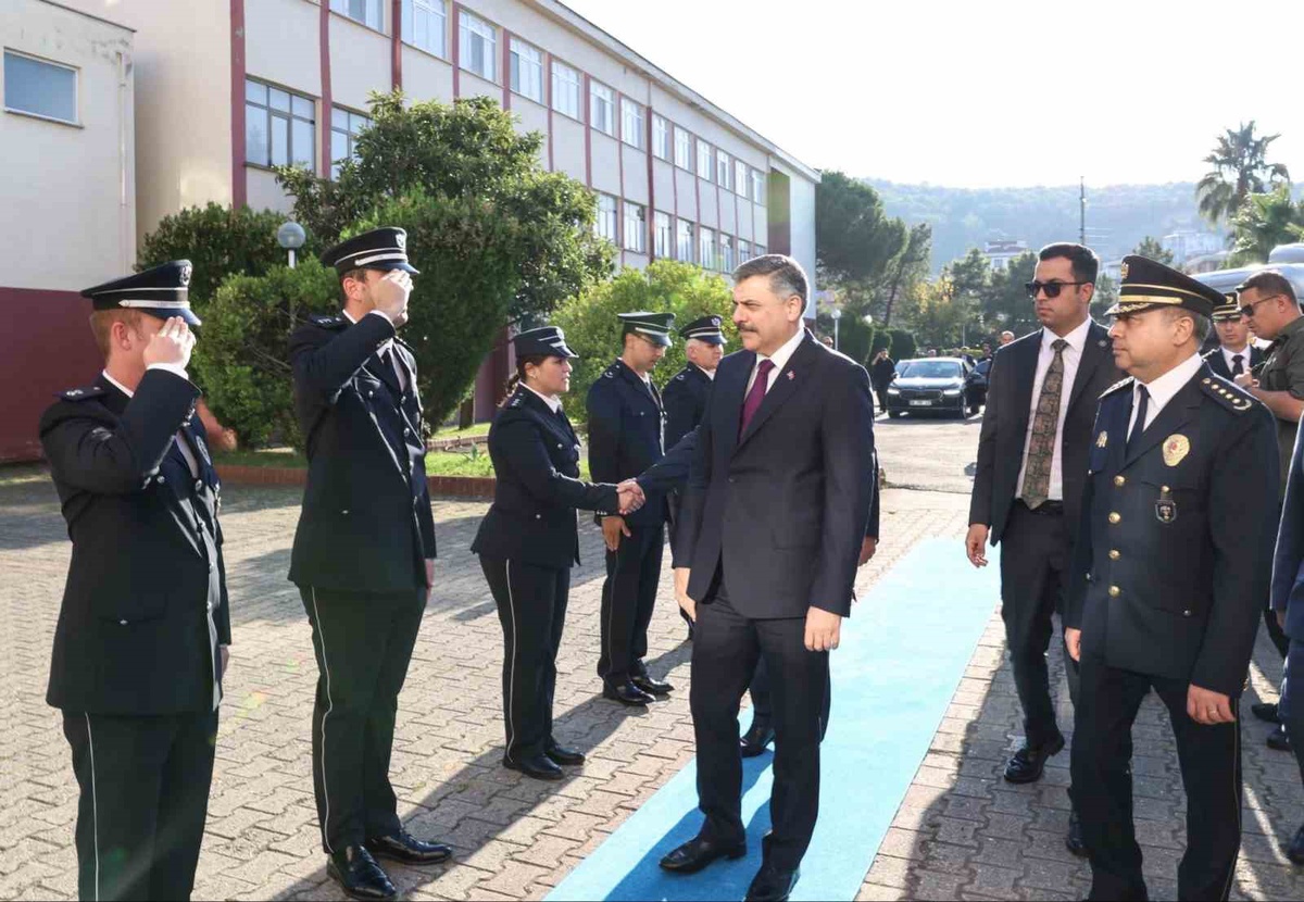 İçişleri Bakanı Çiftçi, Samsun\'da 19 Mayıs Polis Meslek Yüksekokulunu inceledi