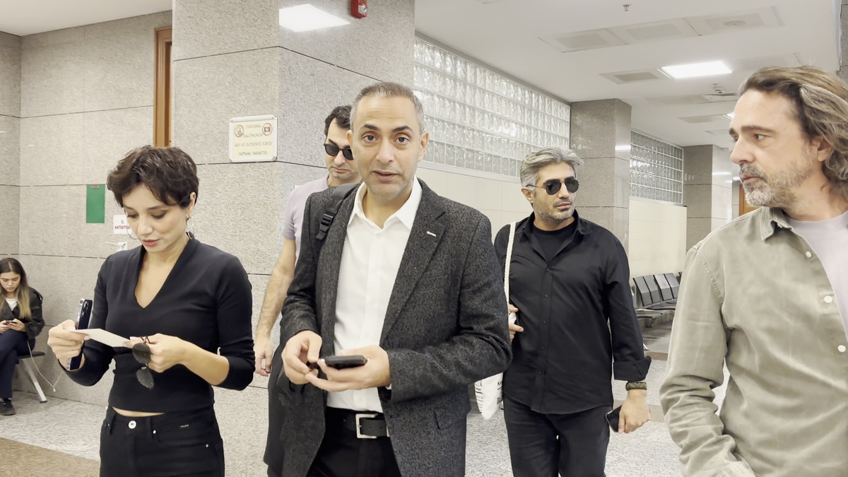 Murat Ağırel, dezenformasyon suçlamasıyla İstanbul Adalet Sarayı\'na geldi