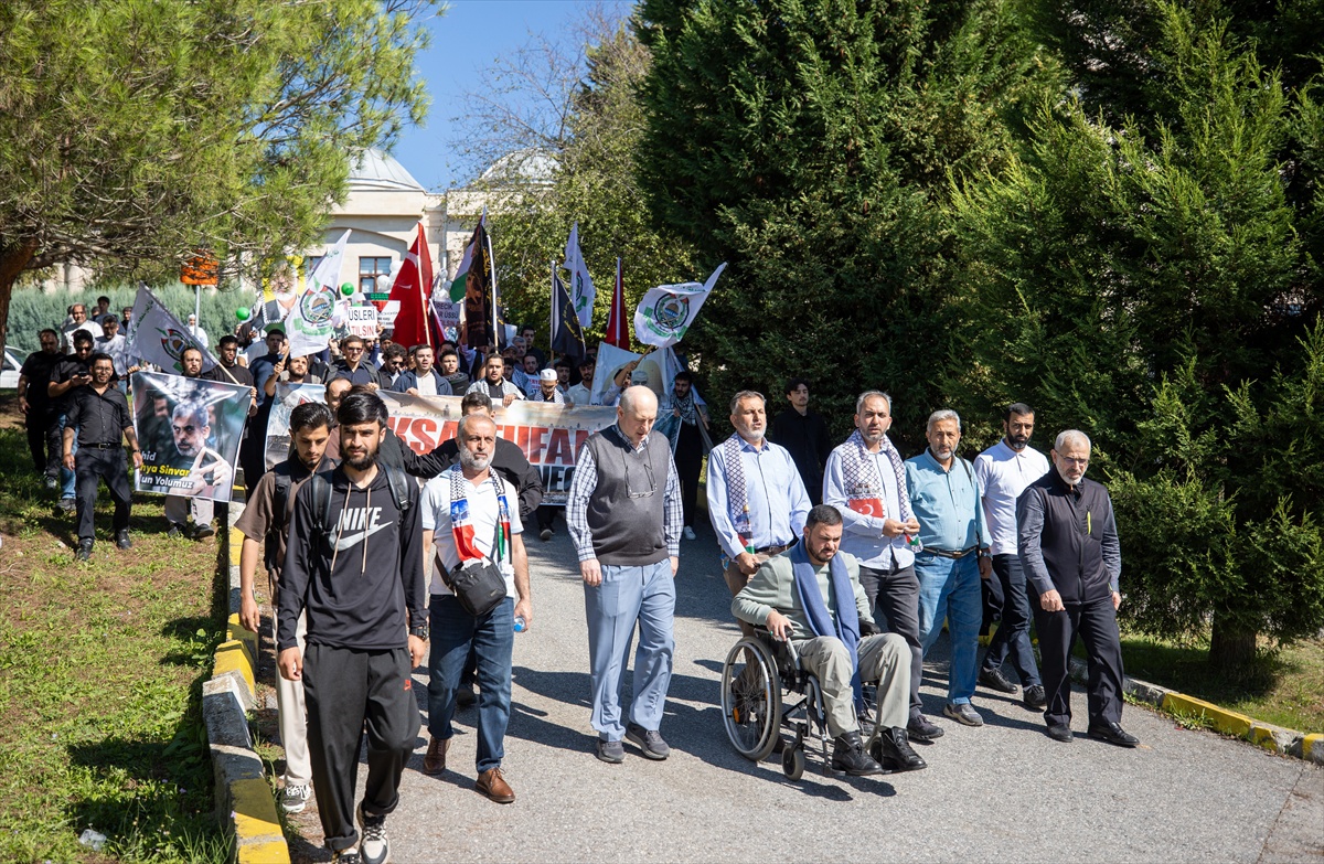 Sakarya ve Zonguldak\'ta Filistin\'e destek açıklaması yapıldı