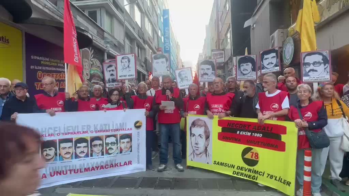 Samsun\'da Necdet Adalı idamının 46. yılında anıldı, direniş destanı yazdığı belirtildi