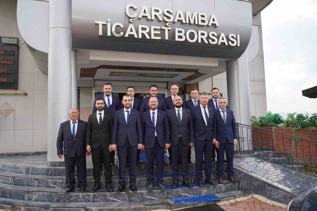 Çarşamba Ticaret Borsası'nda yeni yönetim Selim Yılmaz başkanlığında göreve başladı