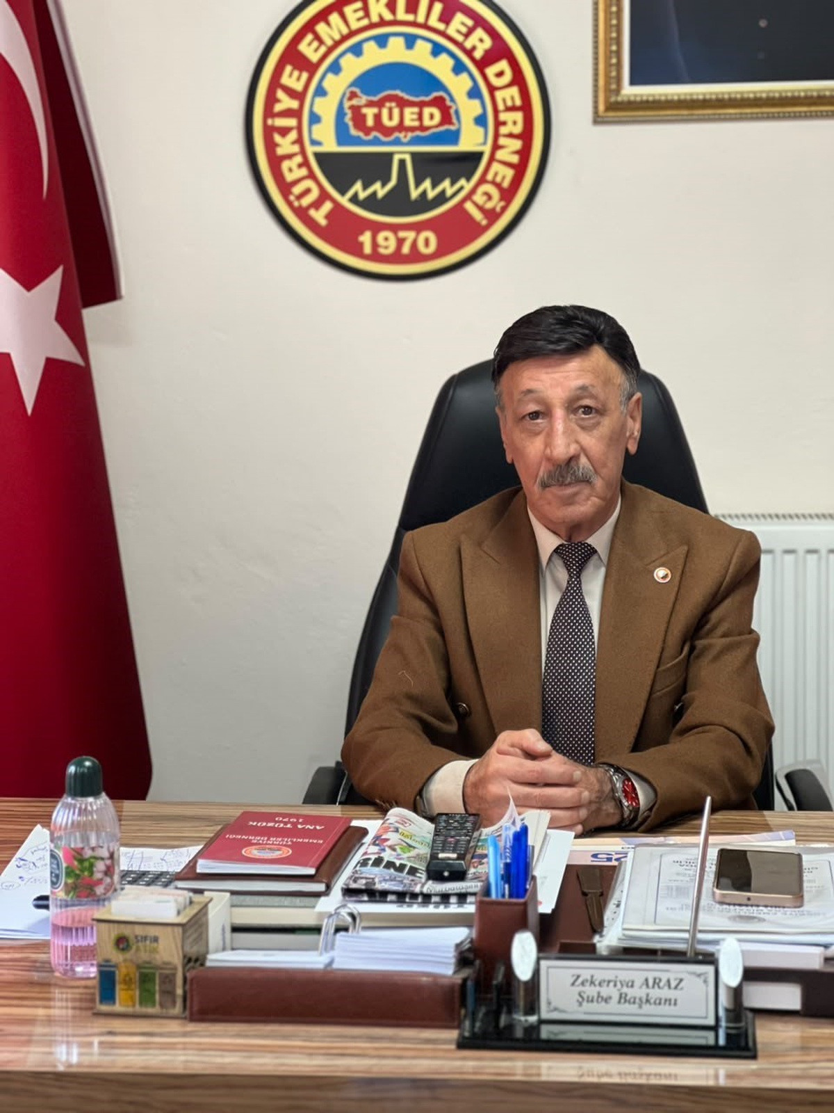 TÜED Erzurum Şube Başkanı Araz, emekli zammı için \'Emekli Geçinme Endeksi\' istedi