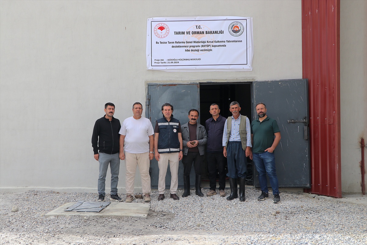 Van\'da Maksut Aslan, 7 milyon lira hibeyle 1500 küçükbaş kapasiteli tesis kurdu