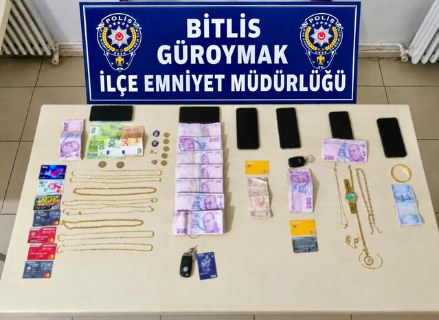 Van'da altın kaplama zincir satan 6 şüpheli 412 bin TL iddiasıyla gözaltına alındı