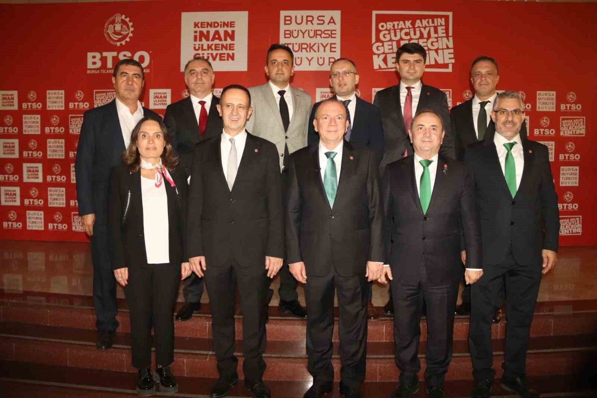 BTSO Yönetim Kurulu Başkanı Özer Matlı, 60 bin üyeye eşit hizmet sözü verdi