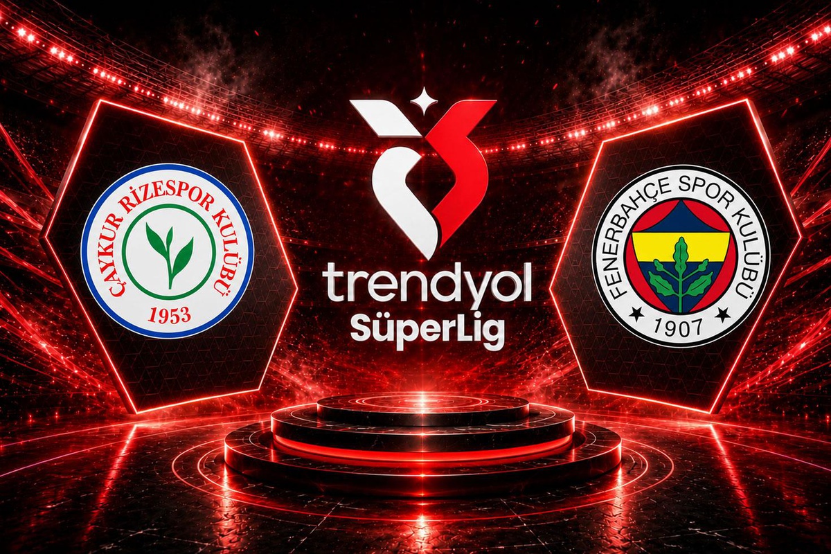 Çaykur Rizespor-Fenerbahçe maçının ilk 11\'leri belli oldu