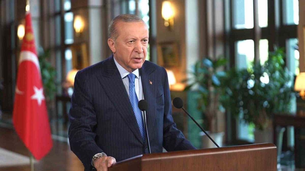Erdoğan\'dan Uluslararası Demokrasi Birliği Genel Kurulu\'na video mesaj