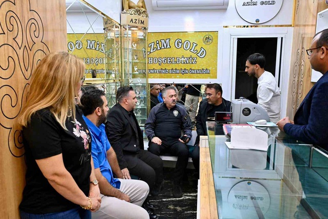 Diyarbakır'da haraç istendiği belirtilen kuyumcuya DİKO Başkanı ve Emniyet Müdürü gitti
