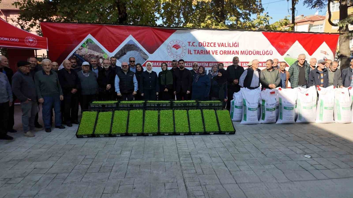 Düzce Tarım ve Orman Müdürlüğü üreticilere 2 milyon 649 bin 540 TL\'lik destek verdi