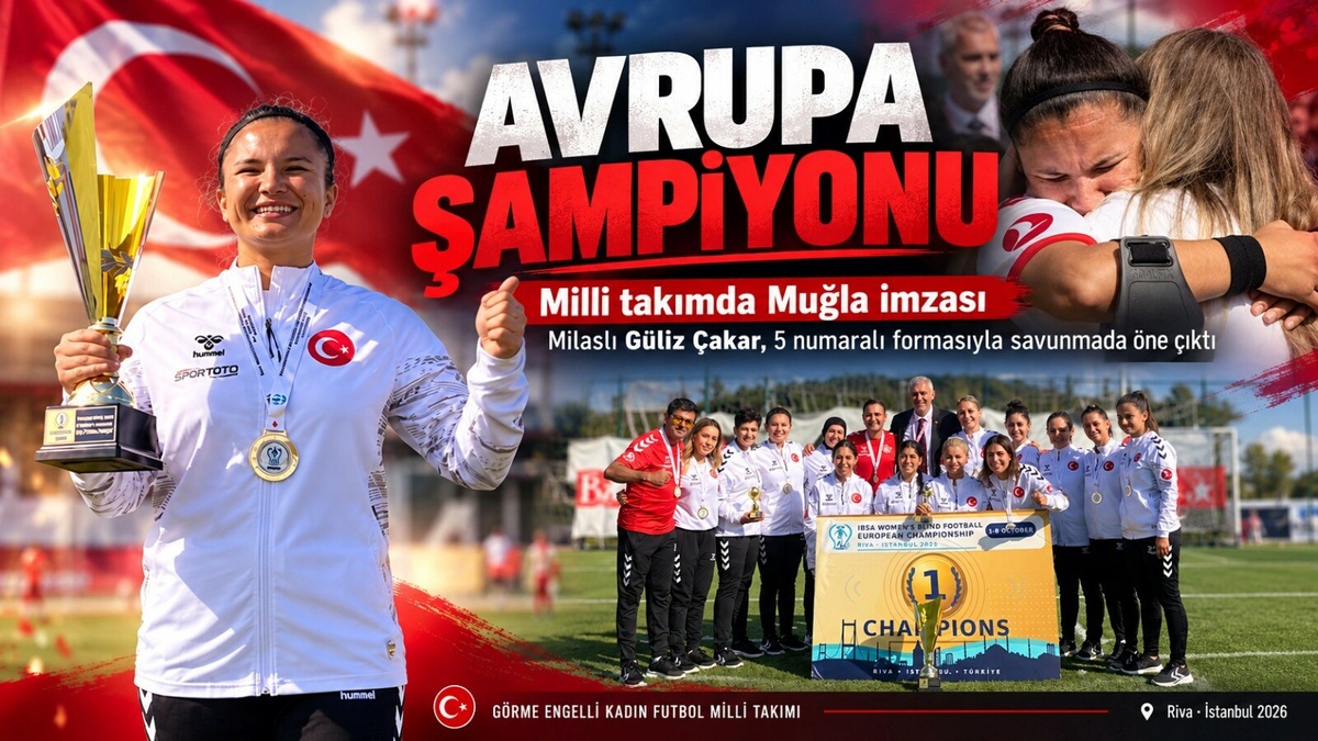 Görme Engelli Kadın Milli Futbol Takımı, Polonya\'yı 2-0 yenip Avrupa şampiyonu oldu