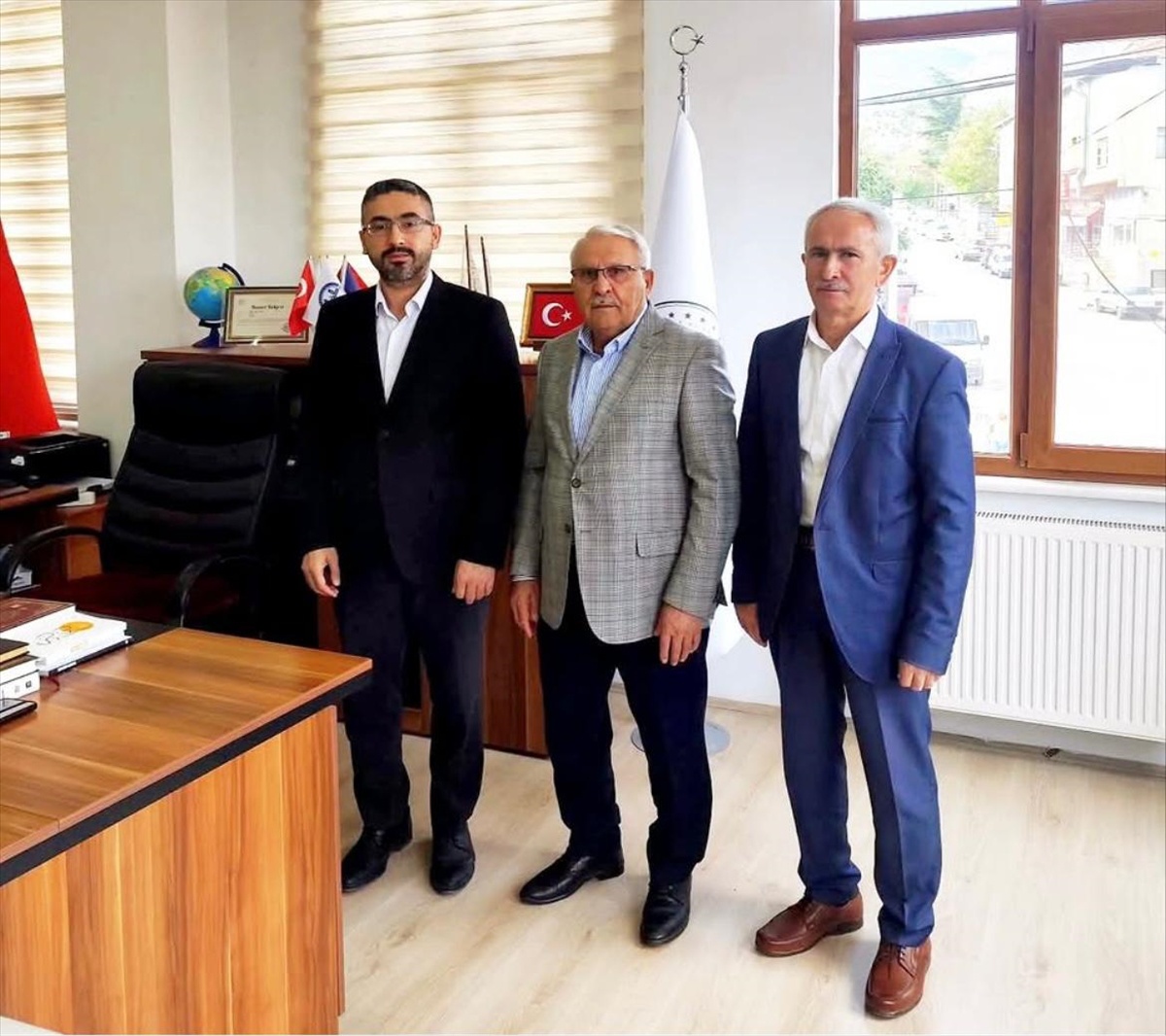 Göynücek Belediye Başkanı Şahin, müftülükte din görevlilerine teşekkür etti