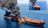 Hürmüz Boğazı'nda büyük patlama! Süper tanker deniz mayınına çarptı