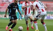 3 gol, 1 kırmızı kart! Karadeniz derbisinde ilk yarı kıyamet koptu