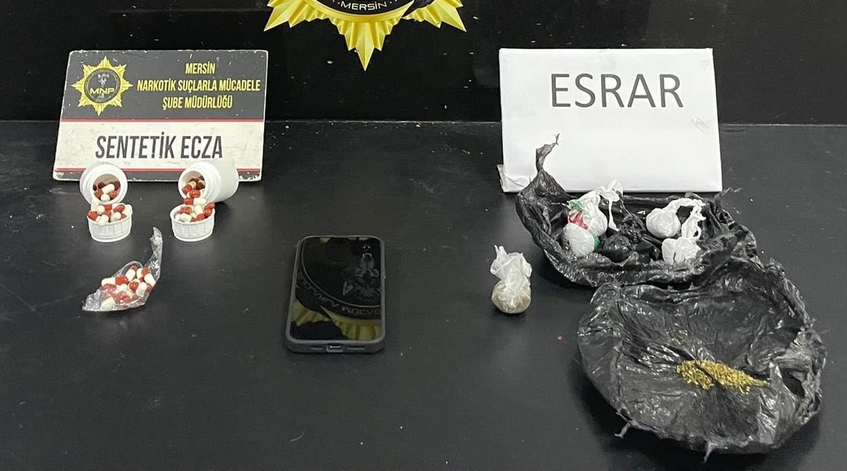 Mersin\'de torbacılara operasyonda 1 şüpheli tutuklandı, 28 gram esrar ele geçirildi