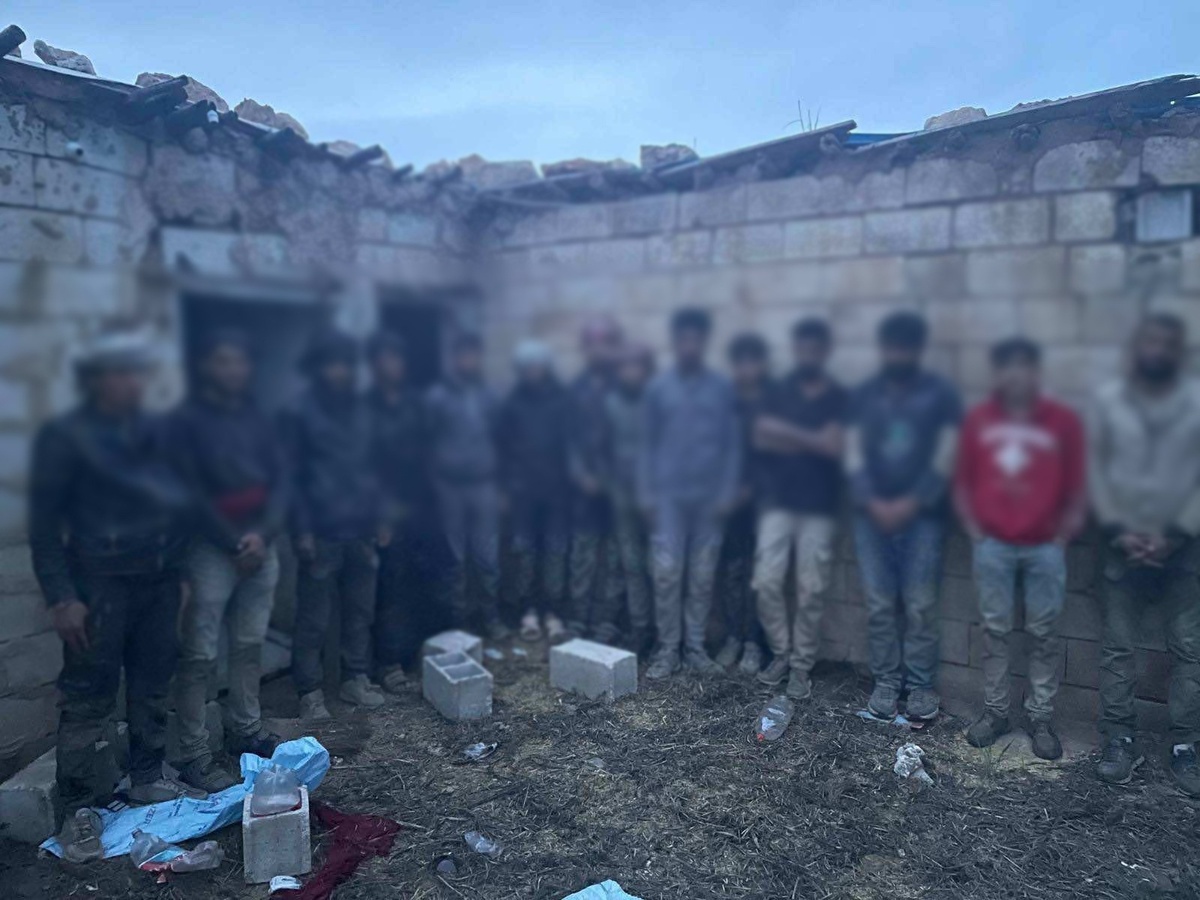 Şanlıurfa-Suriye sınırında 68 kaçak göçmen 15 günlük çalışmayla yakalandı