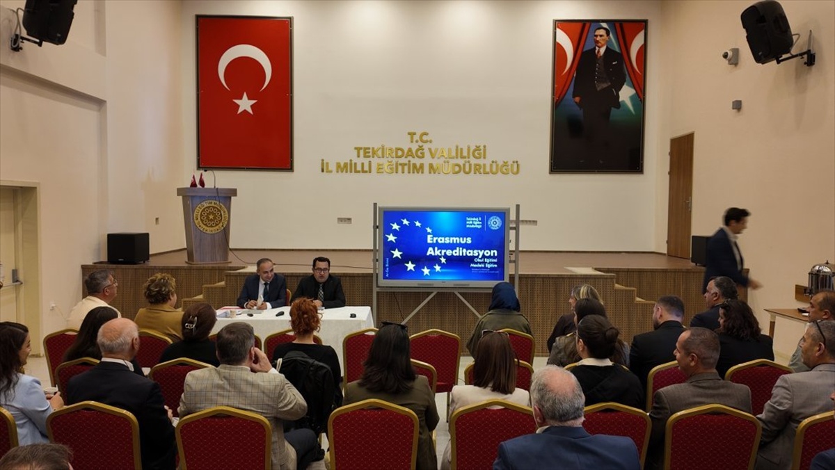 Tekirdağ\'da Erasmus toplantısında okulların 2026 sorumlulukları ele alındı