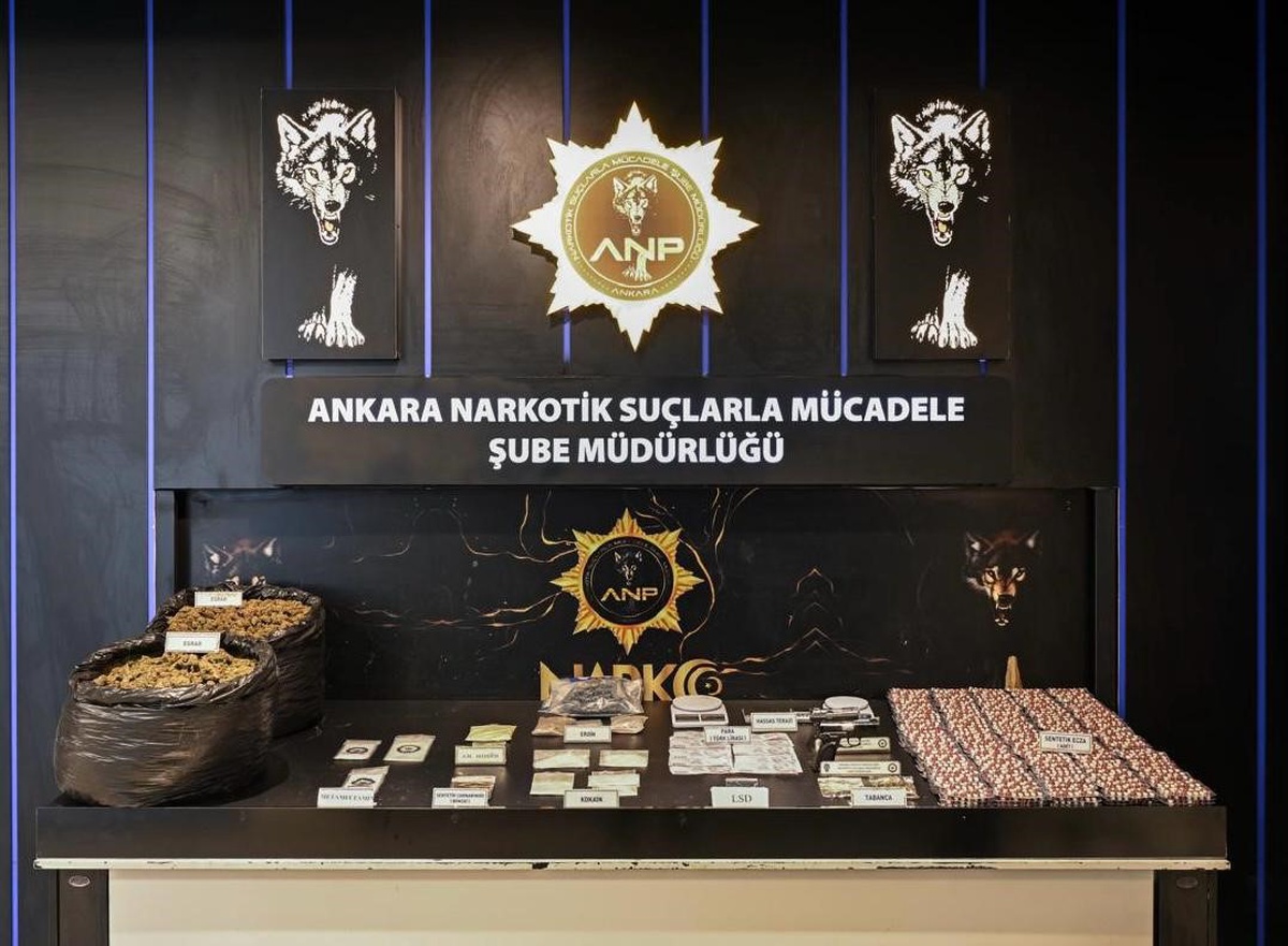 Ankara\'da 4-10 Ekim narkotik operasyonlarında 43 şüpheli cezaevine gönderildi