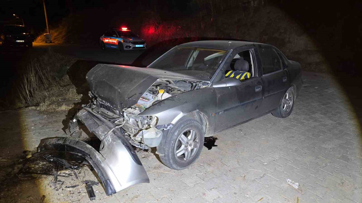 Aydın Nazilli\'de uçurumdan piknik alanına düşen otomobildeki yaralı sürücü kurtarıldı