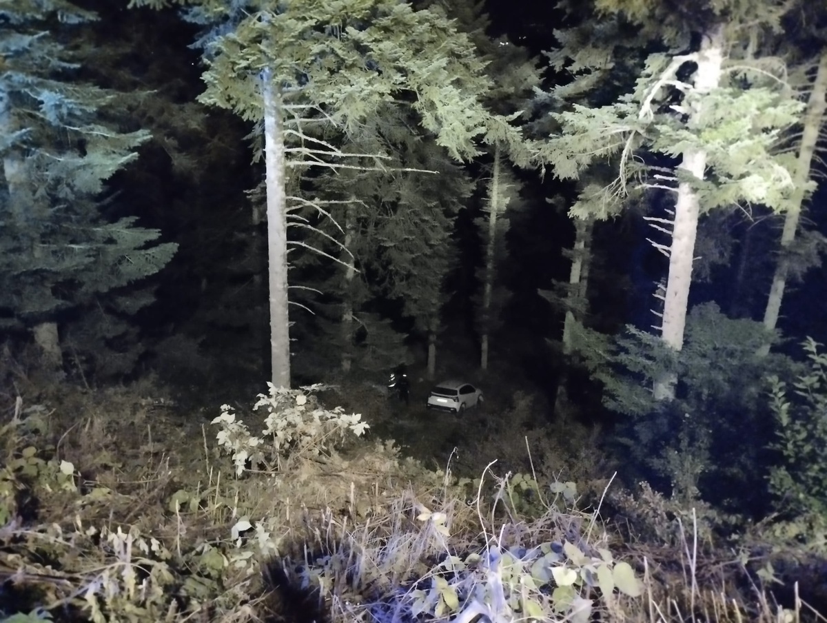 Bolu\'da cip uçuruma yuvarlandı, 100 metre sürüklenen araçtaki 4 kişi yaralandı