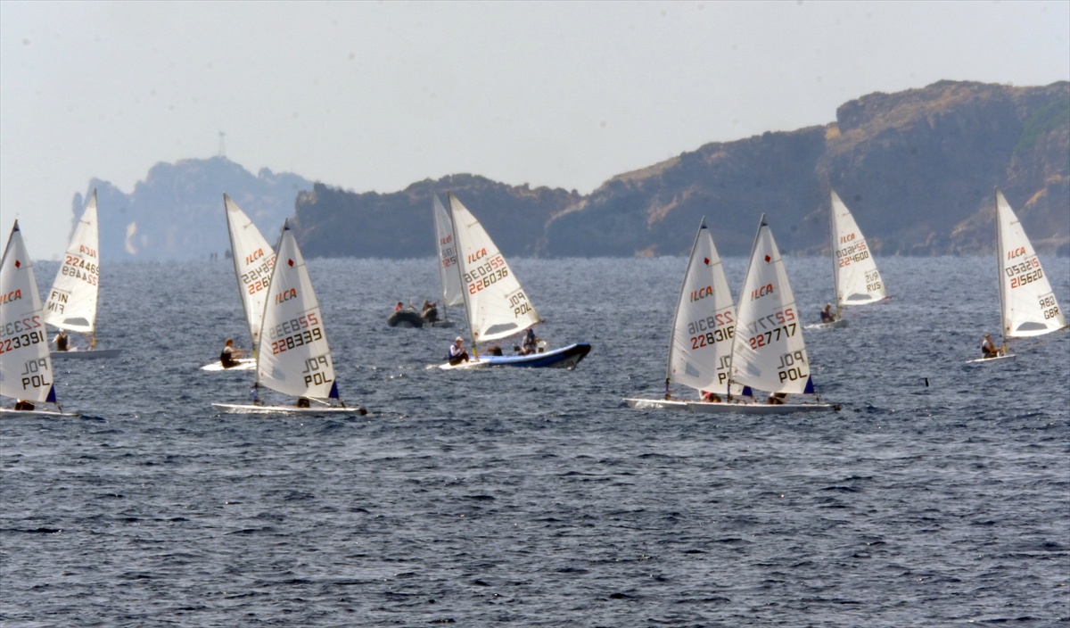 ILCA 21 Yaş Altı Avrupa Yelken Şampiyonası Bodrum\'da 39 ülkeden 184 sporcuyla başladı