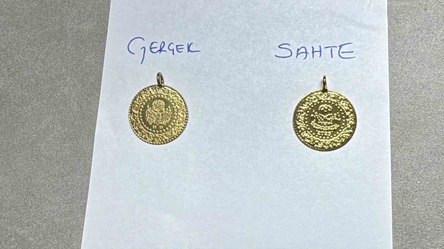 Kocaeli Çayırova'da sahte çeyrek altınla bileklik çalan şüpheli yakalandı