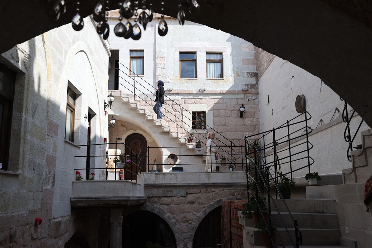 Nevşehir Uçhisar\'da üç kardeş, 170 yıllık konağı yüzde 70 TKDK hibesiyle otele çevirdi