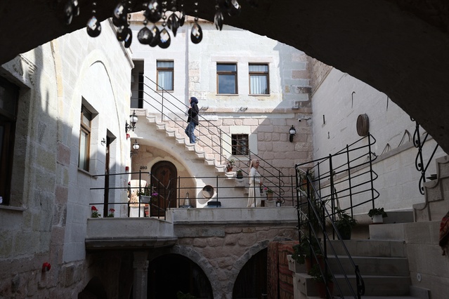 Nevşehir Uçhisar'da üç kardeş, 170 yıllık konağı yüzde 70 TKDK hibesiyle otele çevirdi