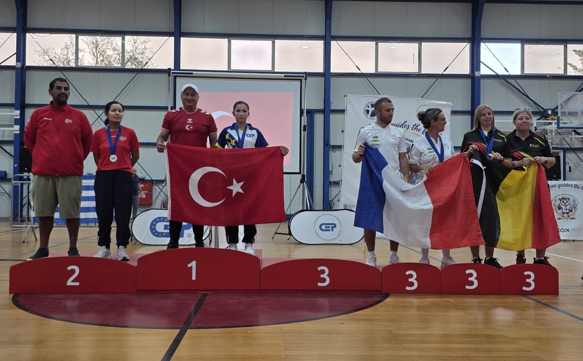 Bocce sporcusu Yağmur Tosun, Avrupa Şampiyonası\'nda 2 altın 1 bronz madalya kazandı