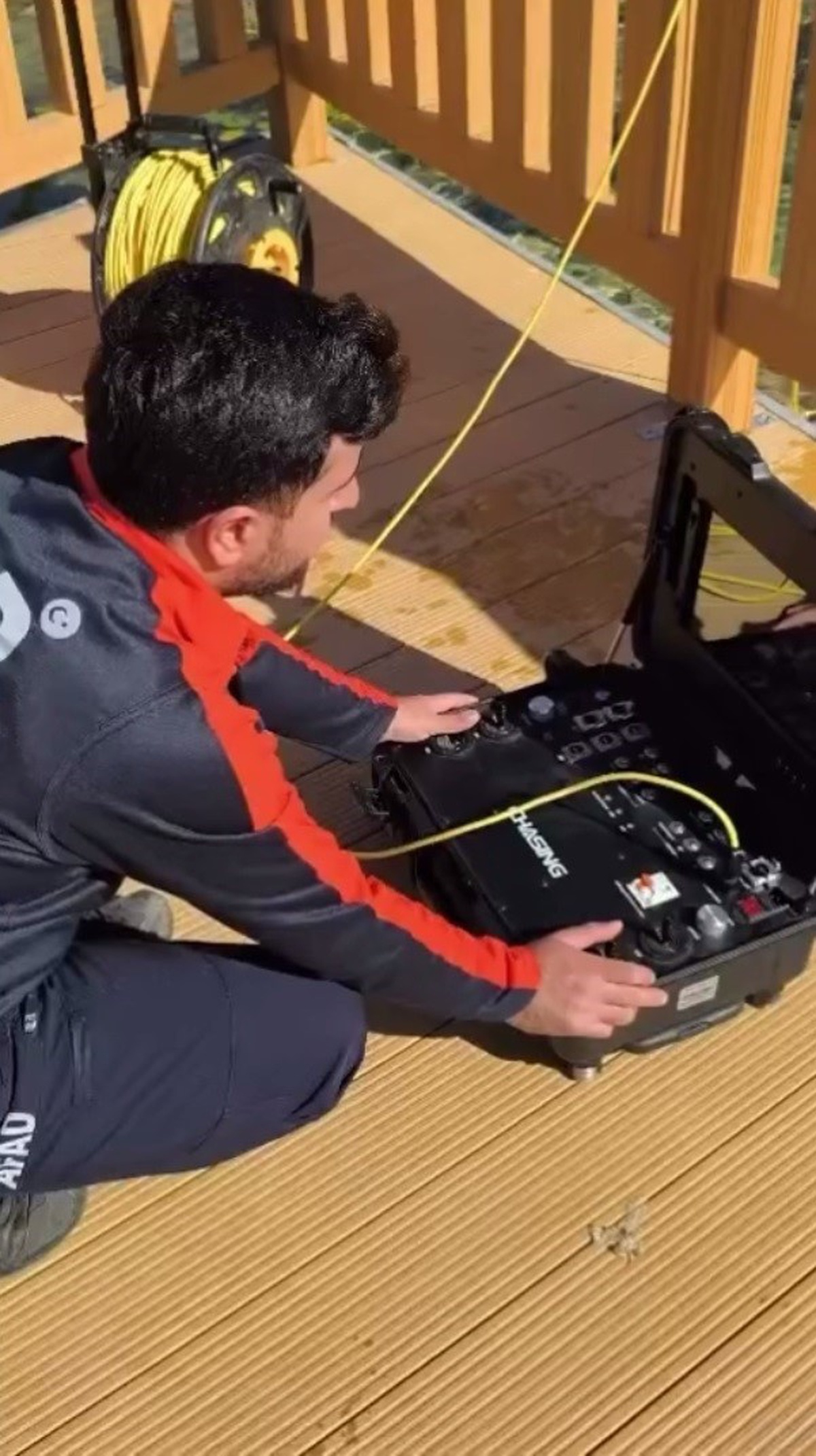 Şırnak AFAD yeni nesil su altı dronunu Chasing paneliyle havuzda denedi
