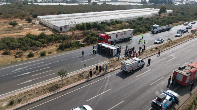 17 yaralının olduğu kaza kamerada! Vali dayanamadı tek cümle söyledi
