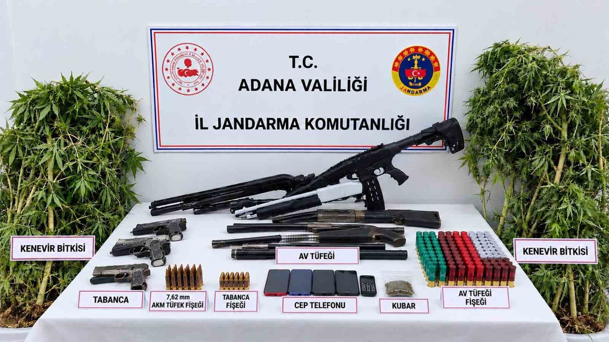 Adana Kozan\'da 3 şüpheli gözaltına alındı, 1\'inin 18 yıl kesinleşmiş hapis cezası var