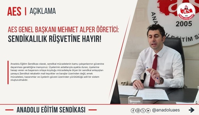 AES, 'Sendikalılık Rüşvetine Hayır' diyerek mali teşvik ve barajlara karşı çıktı