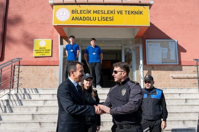 Bilecik İl Emniyet Müdürü Erdem Çağlar, okul güvenliğinin önemine dikkat çekti