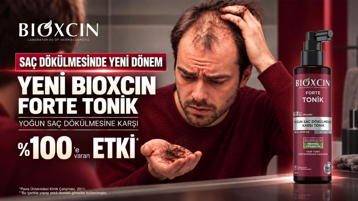 BIOXCIN FORTE AİLESİNİN YENİ ÜYESİ: YOĞUN SAÇ DÖKÜLMESİNE KARŞI %100’E VARAN ETKİLİ FORTE TONİK