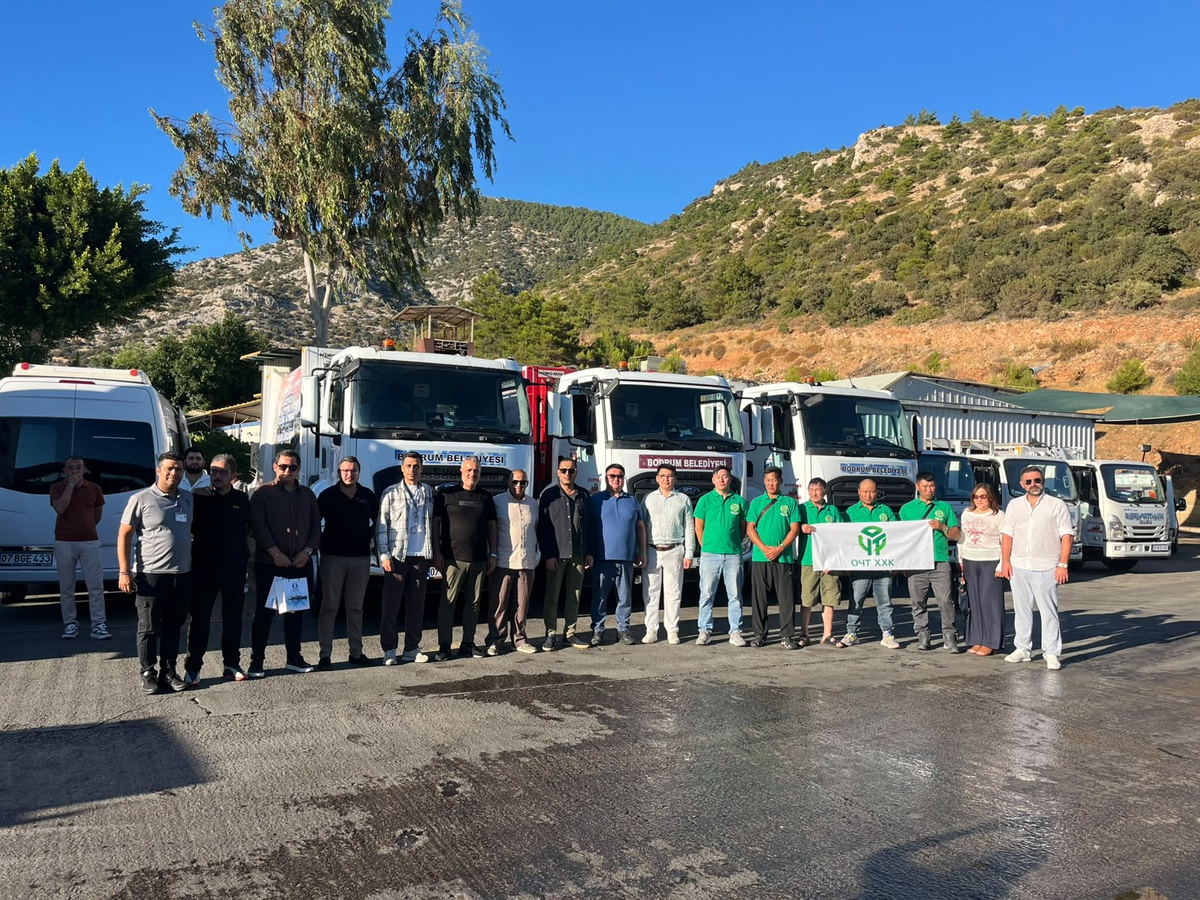 Bodrum Belediyesi, Moğolistan\'dan gelen 17 kişilik heyete kent temizliğini anlattı