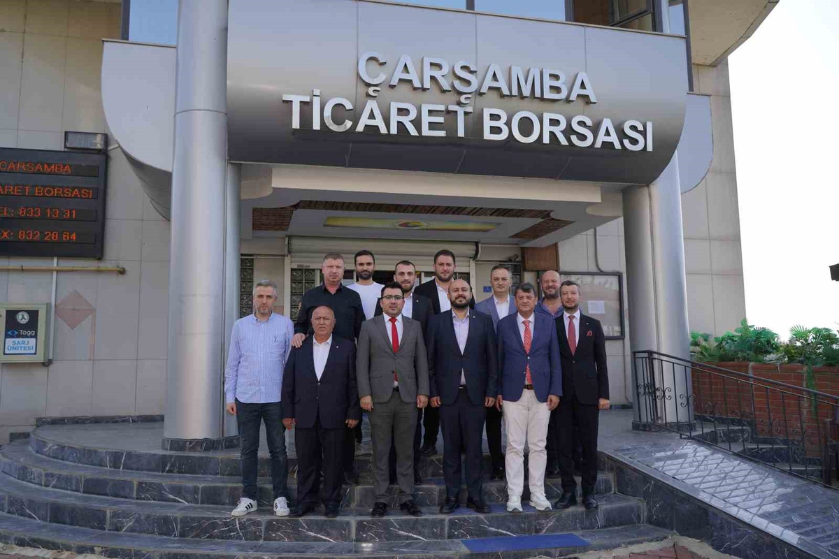 Çarşamba Ticaret Borsası Başkanı, KYK ve Denetimli Serbestlik müdürlerini ağırladı