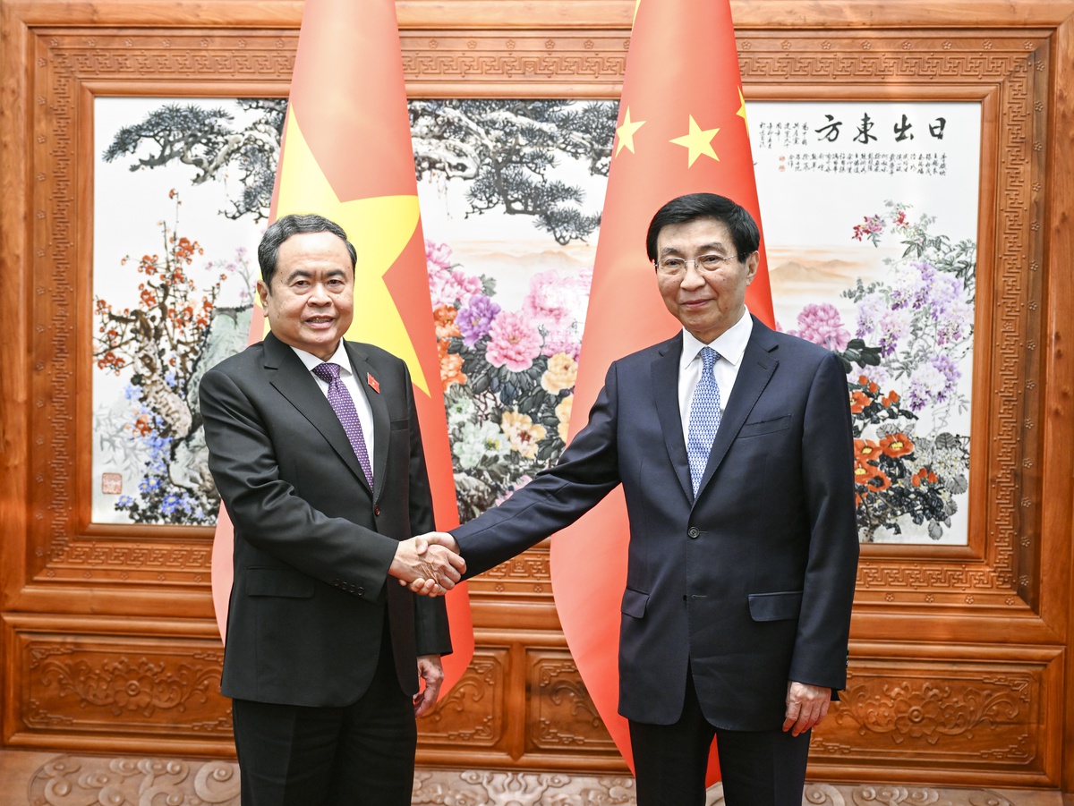 Wang Huning, Vietnam Meclis Başkanı ile işbirliğine hazır olduklarını belirtti