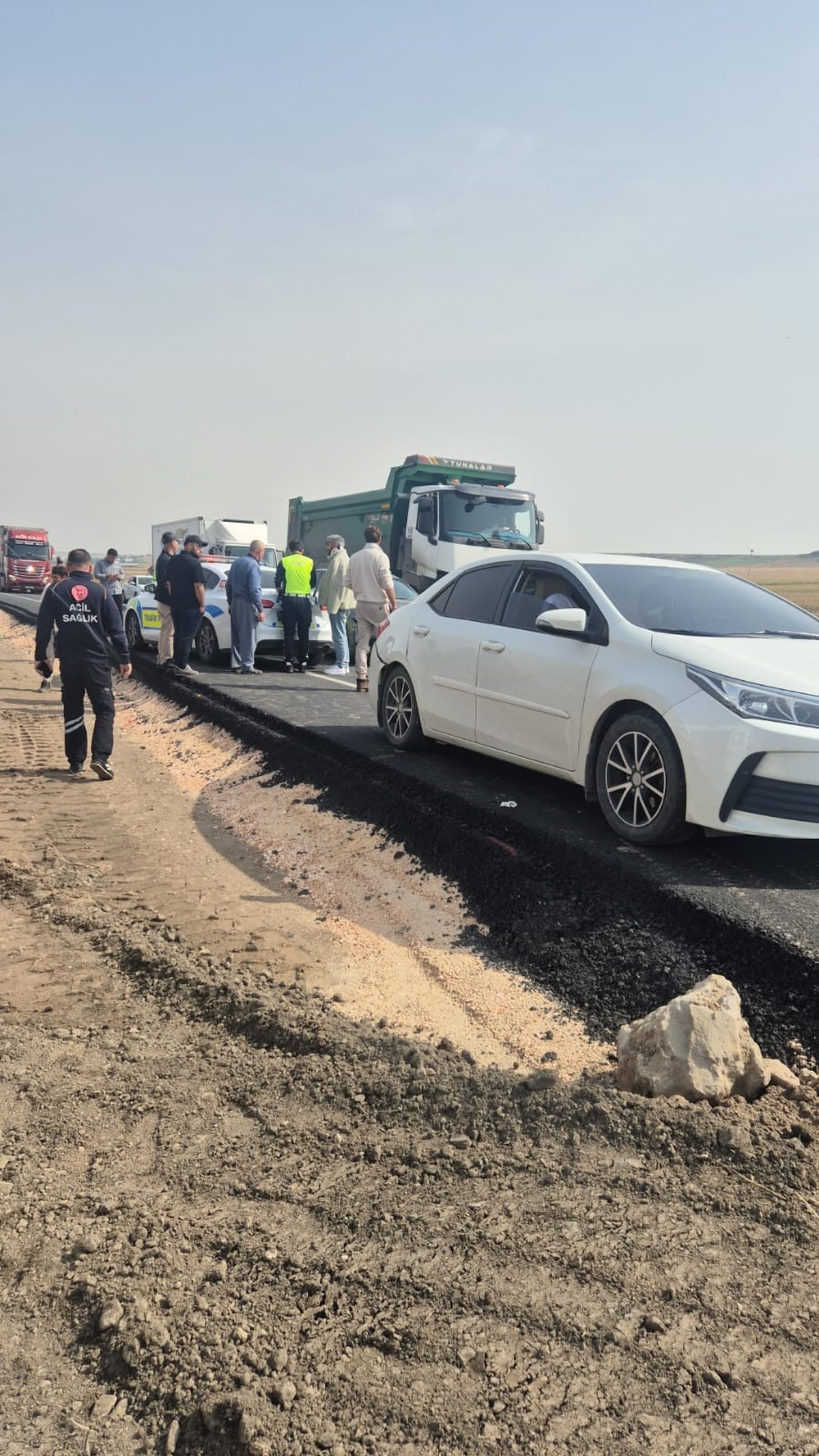 Diyarbakır Çınar\'da 3 aracın karıştığı kazada 7 yaralı hastaneye sevk edildi