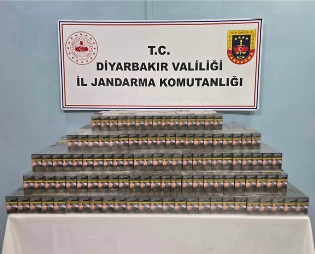 Diyarbakır'da 22 şüpheliye işlem yapıldı, 18 bin 400 paket kaçak sigara ele geçti