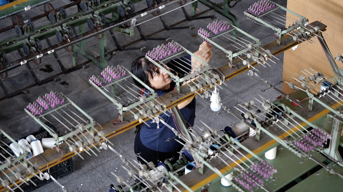 Diyarbakır Kulp\'taki ipek fabrikası 35 kişiye iş, ilçeye 200-250 milyon TL katkı sağlıyor