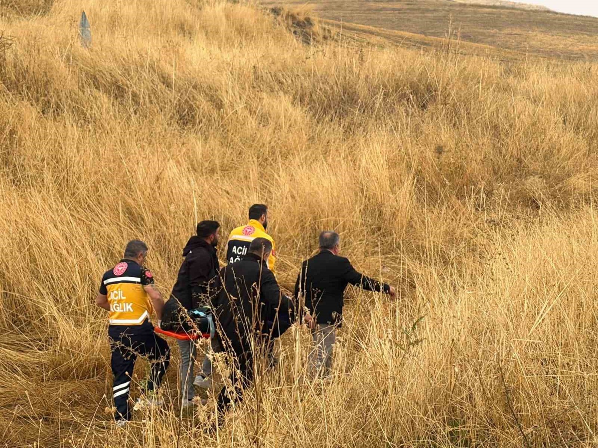Diyarbakır\'da kontrolden çıkan pikap şarampole yuvarlandı, 1 kişi yaralandı