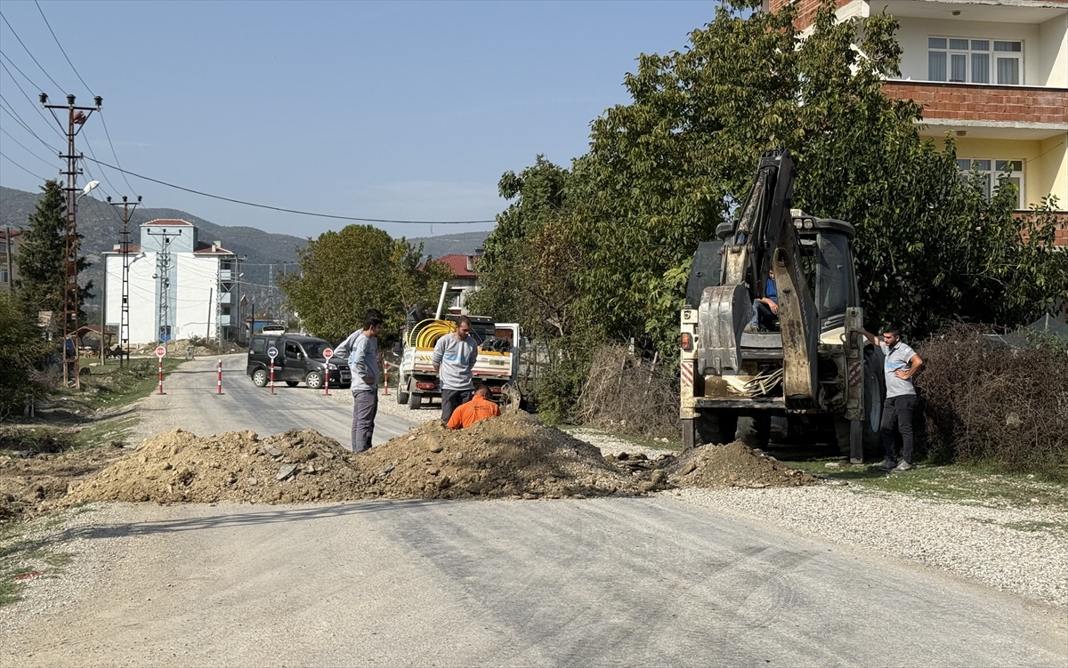 Sinop Durağan\'da doğal gaz çalışmaları sürüyor, Başkan Ermiş talepleri dinledi