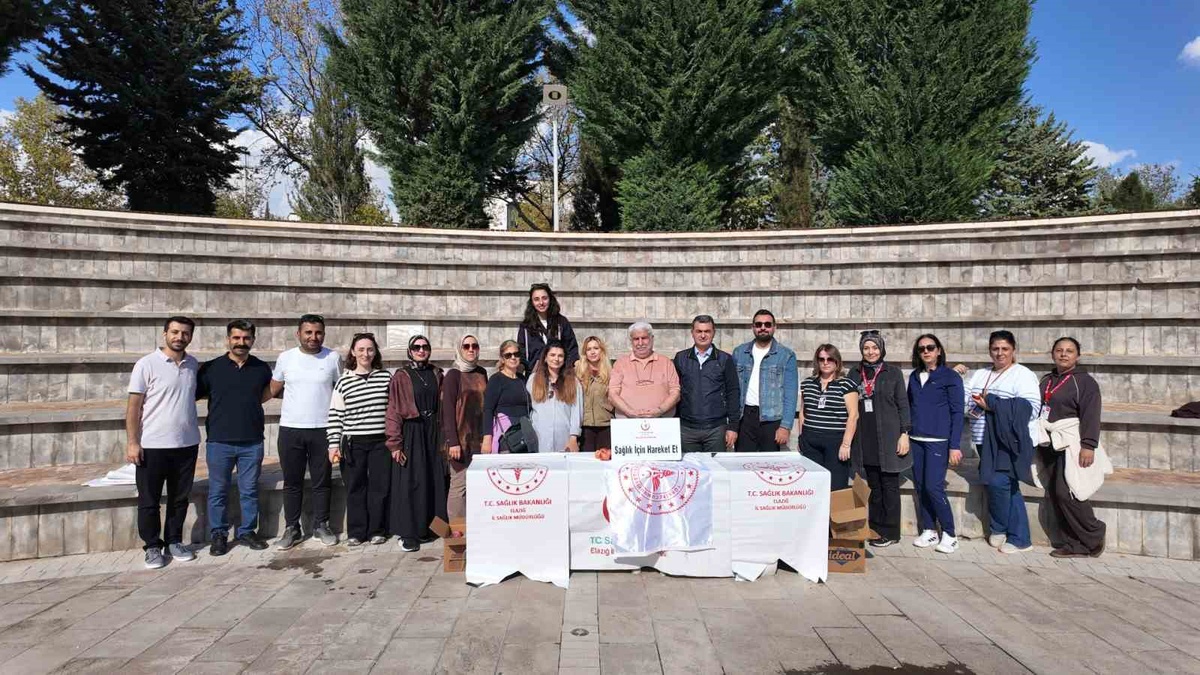 Elazığ\'da FÜ ve İl Sağlık Müdürlüğü sağlıklı yaşam yürüyüşüyle obeziteye dikkat çekti