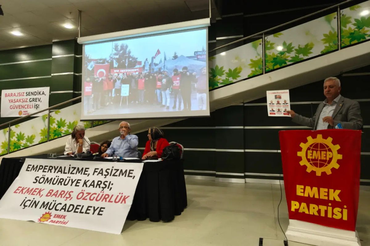 EMEP Genel Başkanı Aslan Gebze\'de fon krizini eleştirip güç birliği çağrısı yaptı