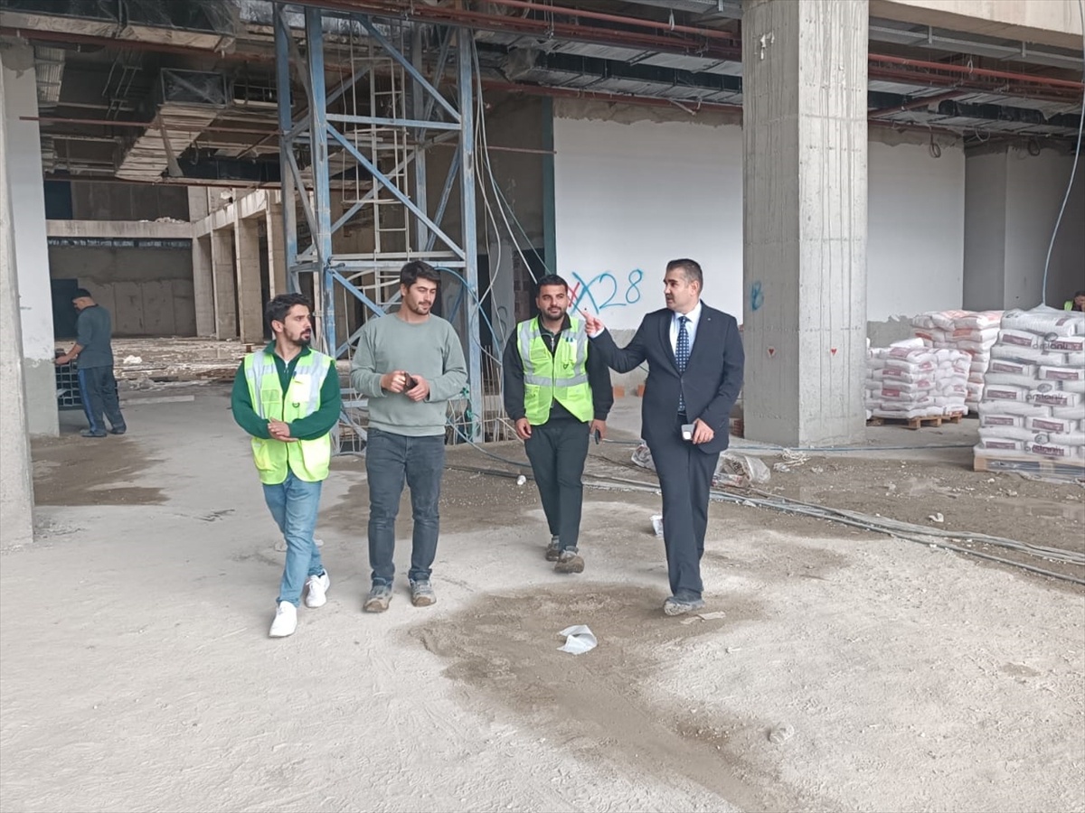 Giresun Adalet Sarayı inşaatında inceleme