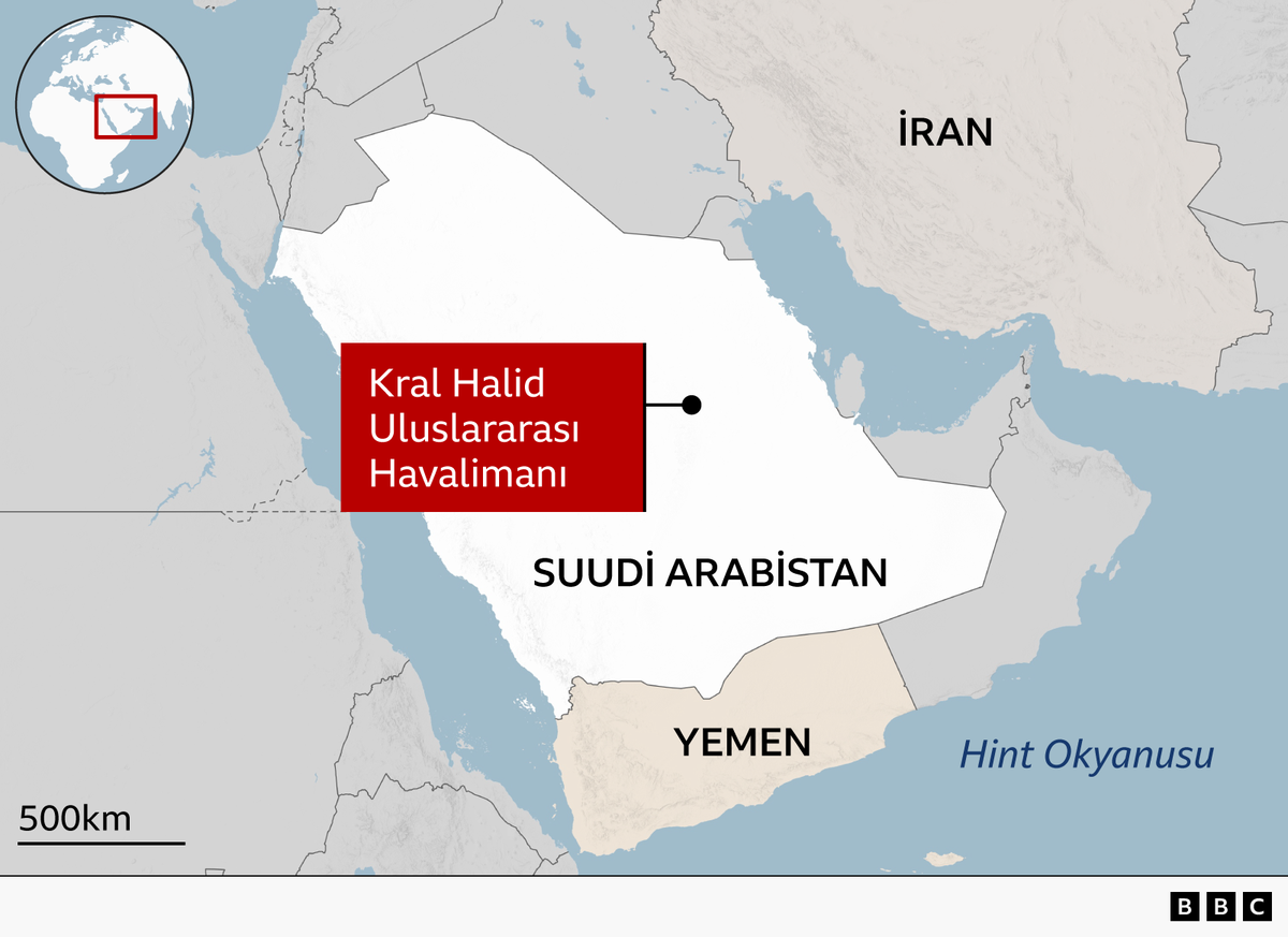 Husiler Riyad Havalimanı\'nı vurdu; 12 kişi can verdi, 300\'den fazla kişi yaralı kaldı