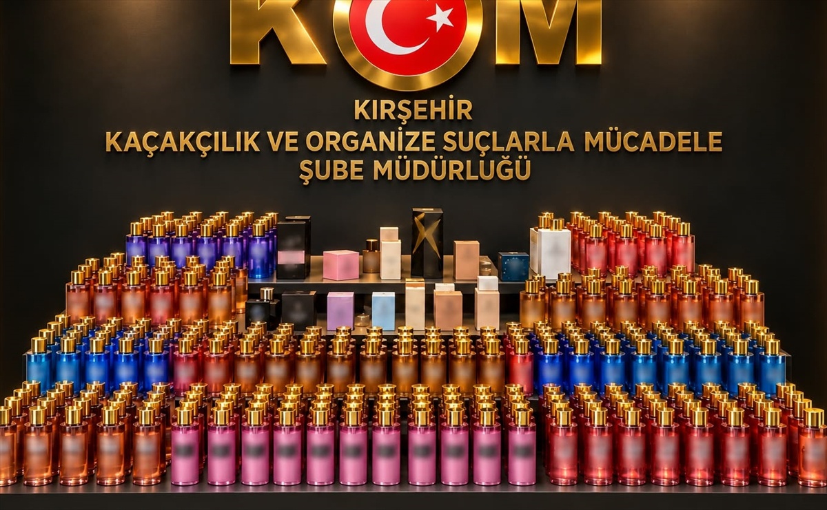 Kırşehir\'de kaçakçılık operasyonunda 649 bandrolsüz parfüm ele geçirildi