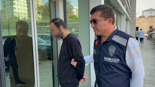 Samsun Atakum'da eşini balta ile tehdit edip darbettiği iddia edilen koca tutuklandı